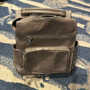 Mini Gray Backpack  NWOT